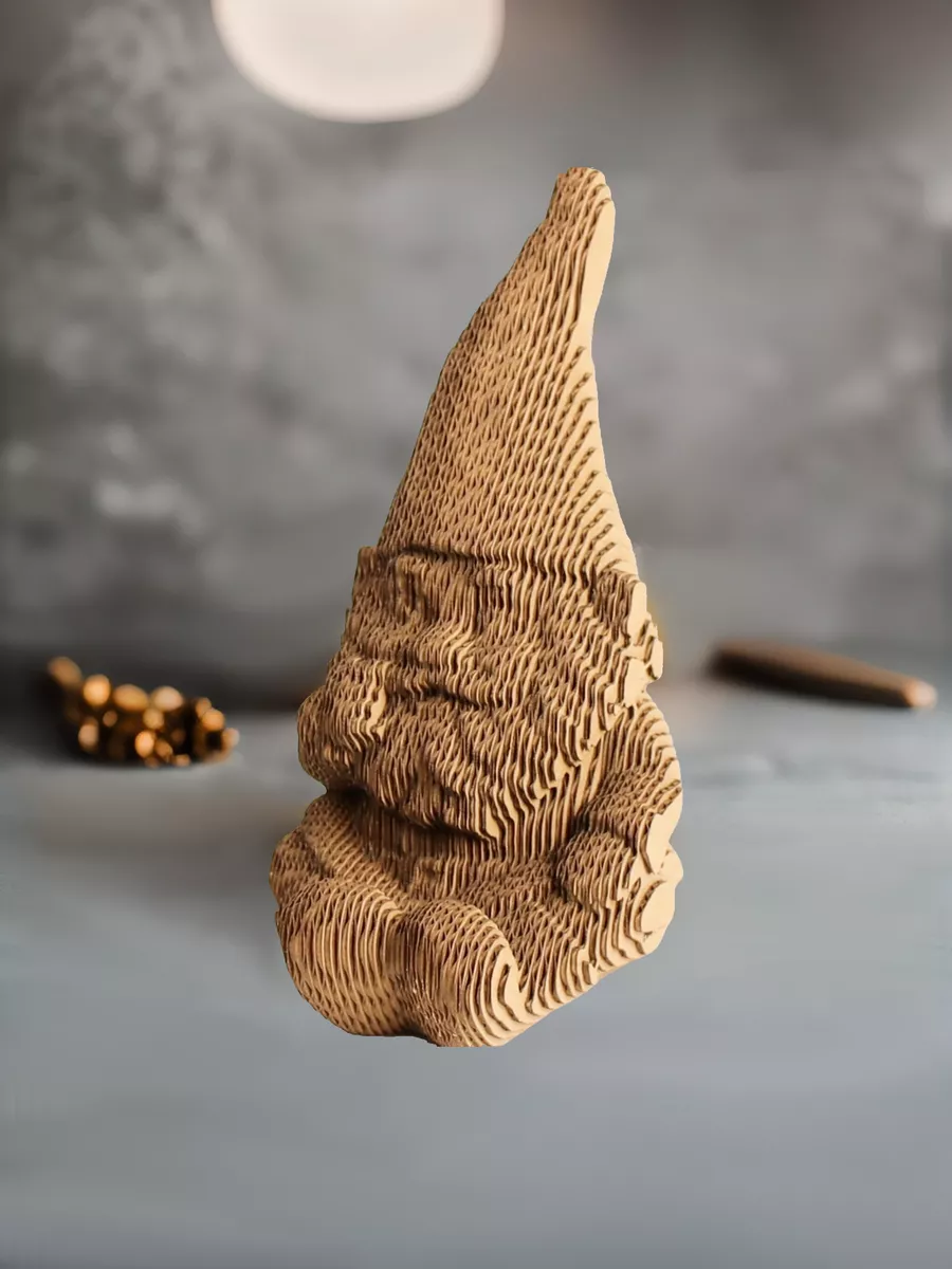 3D Конструктор из Картона Интерьерный Гномик — изображение 10
