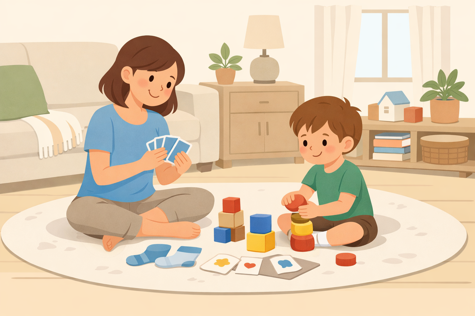 Спокойные игры без гаджетов дома для ребёнка и родителя